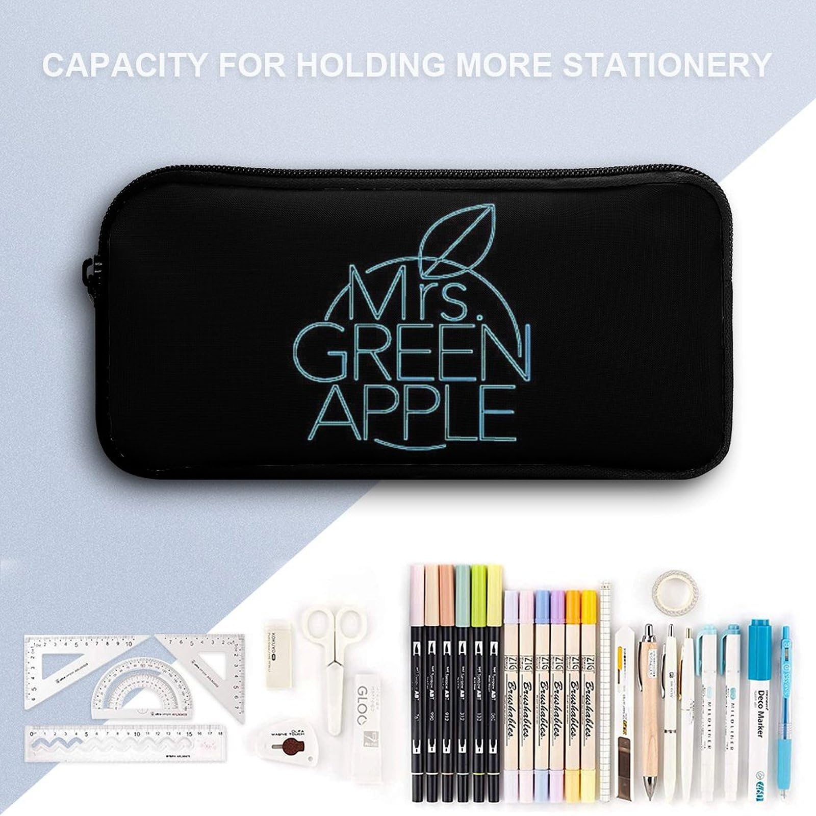 ぷ*。様 Mrs. GREEN APPLE ペンケース入れ Amazon.co.jp: ミセス・グリーン・アップル ペンケース 文房具 収納 ふ